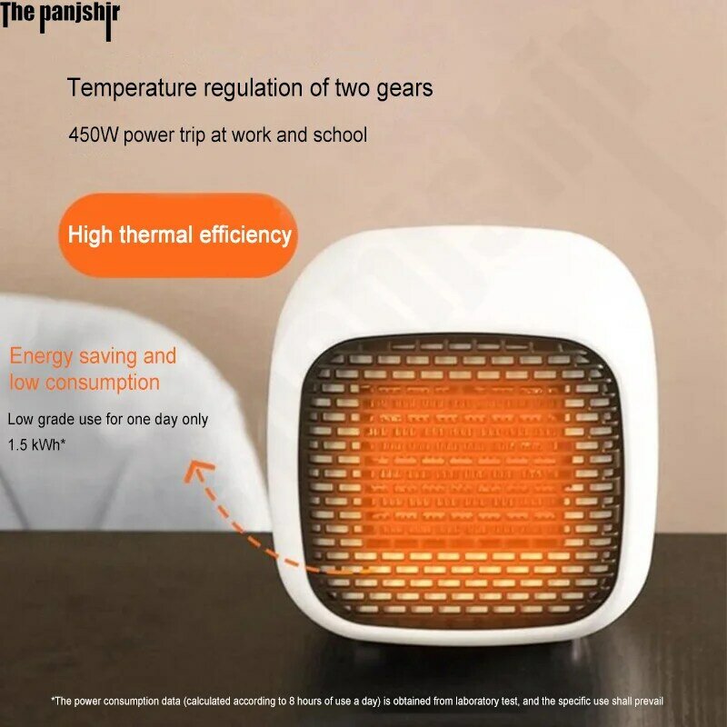 800W Mini Elektrische Kachel Draagbare Desktop Fan Heater Ptc Keramische Verwarming Warme Lucht Blower Thuiskantoor Warmer Machine Voor winter