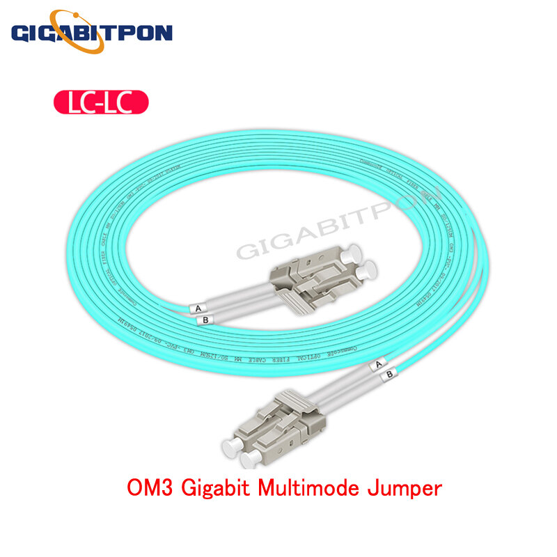 10パッチコードlcupcにlcupc OM3 dx繊維パッチコードFC-FC 2.0ミリメートルファイバーパッチコードマルチモード繊維パッチコード