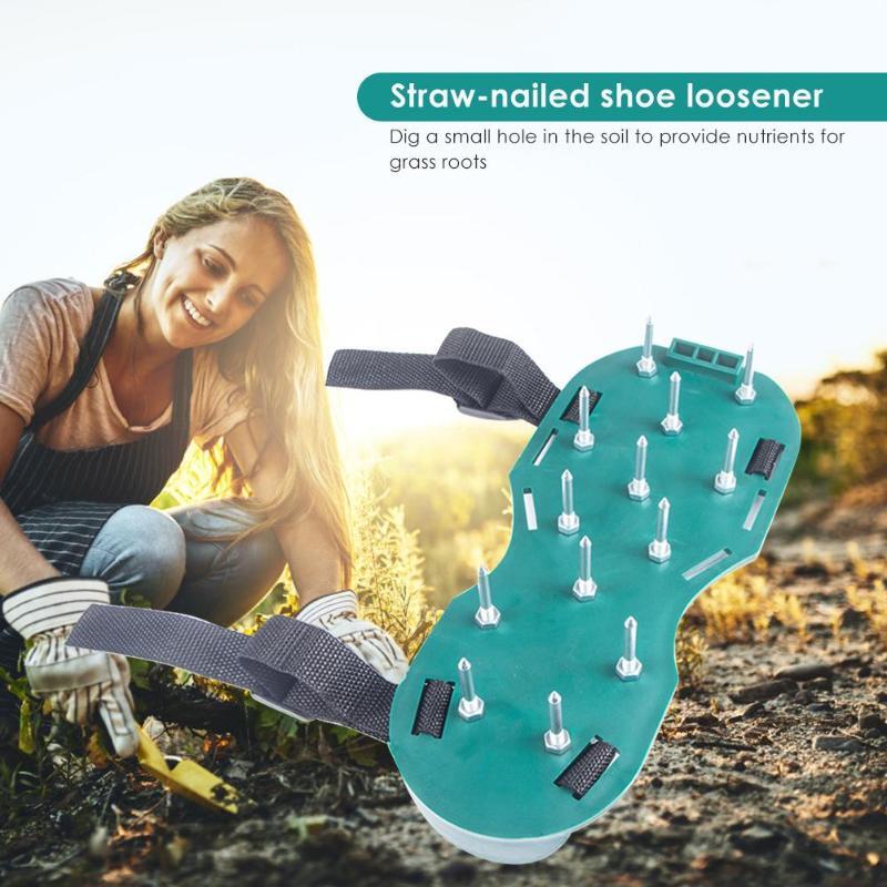 Aerator do trawy sandały ogrodnictwo farba podłogowa samopoziomująca konstrukcja cementu buty do paznokci scarsmoczek użytki zielone narzędzie do rozpruwania