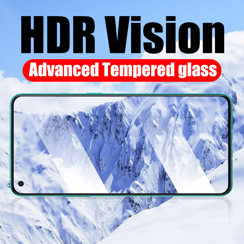 4 Stuks Volledige Cover Gehard Glas Voor Oneplus 7 7T 8 8T 9 Pro Screen Protector Voor 9R 8 Lite 5 6 6T Nord N100 Beschermende Glas Film