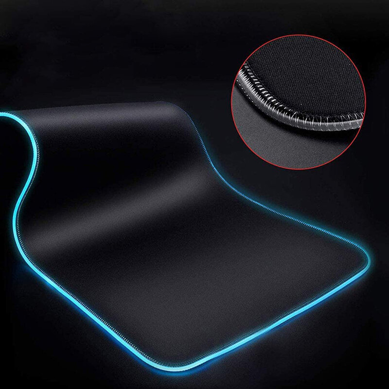 Oversized RGB Mousepad Personality LED Gaming Keyboard Carpet Pad for PC Gamer Extended Large Desk Mat Computer Accessories