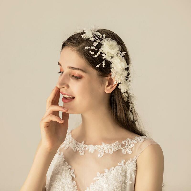 O564 filati Fantasia fiore regali alla moda da sposa d'epoca decorativo da sposa pettine dei capelli dei monili dei capelli accessori
