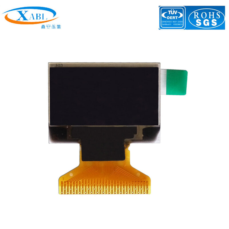 XABL-Módulo de pantalla OLED de 0,96 pulgadas, resolución de 128x64P, salida de fábrica, tamaño personalizado