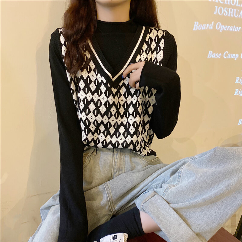 CMAZ 2021 Herbst Winte Pullover Frauen Tops Strick Pullover Koreanischen Stil Strickjacke Weiche Warme Pull Dicken Outwear
