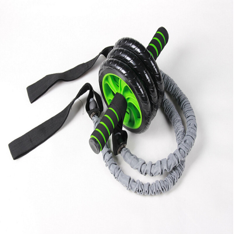 Recentemente 1 paio di fasce di resistenza pratica ruota elastica per Fitness corde da palestra esercizio accessori per tirare attrezzatura da palestra