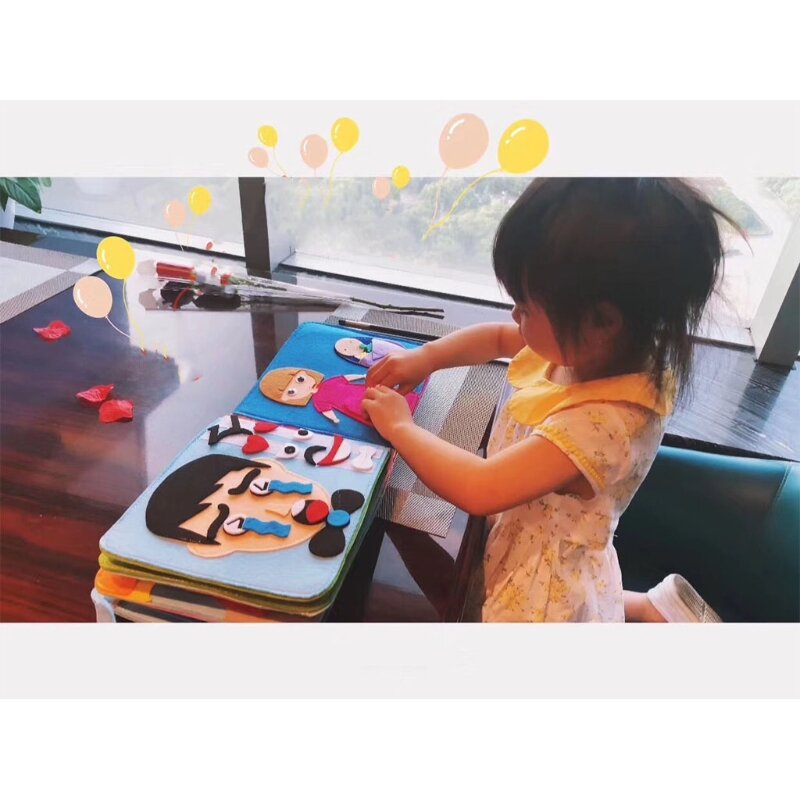 N7ME dziecko zajęty książka 3D tkaniny książki wczesna edukacja dobre nawyki zabawka szkoleniowa