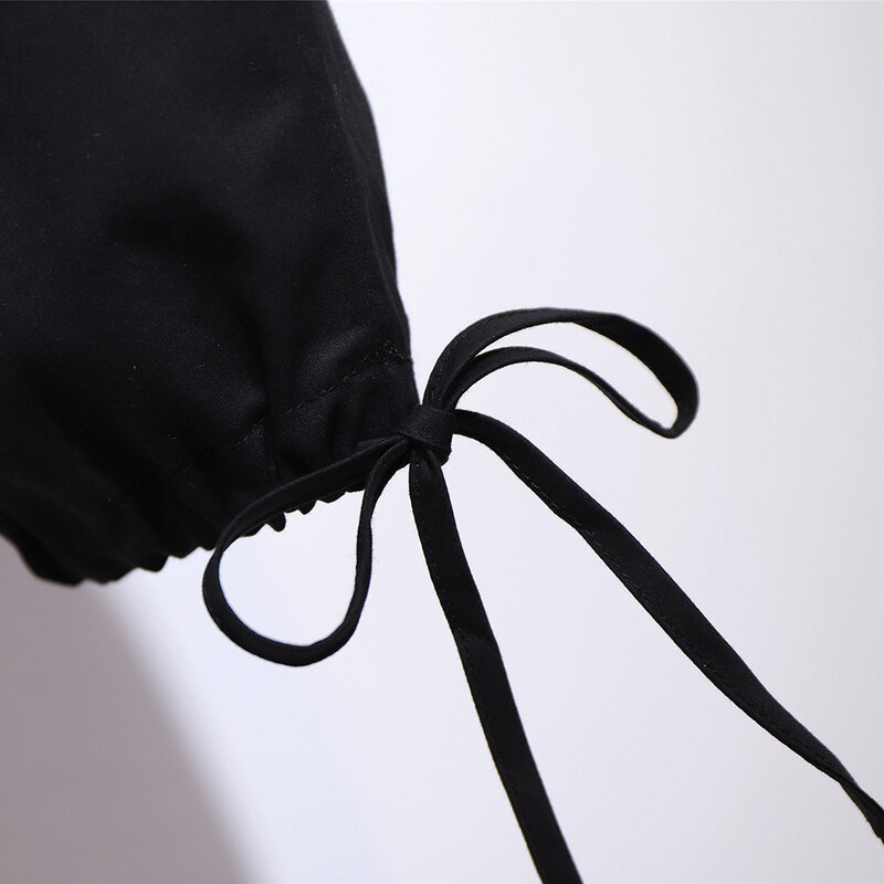 Брюки Женские однотонные в винтажном стиле на завязках, размеры до 5XL