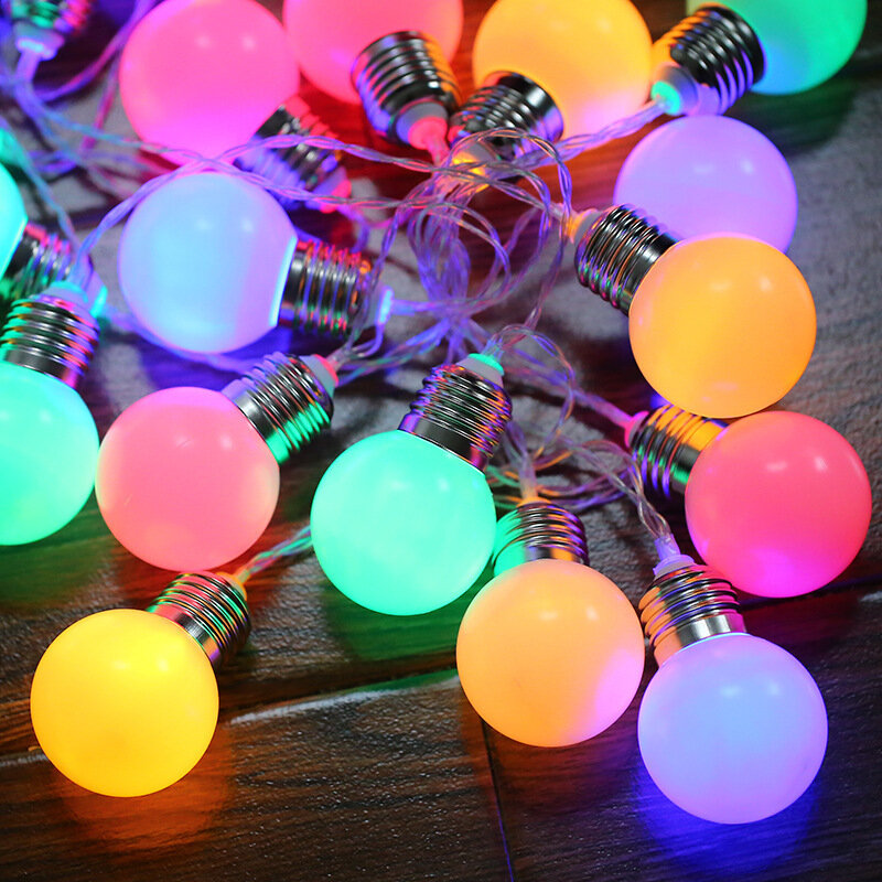 أضواء الديكور عيد الميلاد ، زينة عيد الميلاد ، قطر 5 سنتيمتر ، أضواء سلسلة عطلة ، ديكورات جرلي