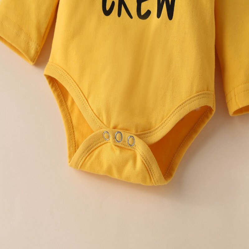 Barboteuse pour bébé garçon et petite fille, tenue 3 pièces, avec lettres imprimées, costume et pantalon, pour nouveau-né, automne et printemps, 2021