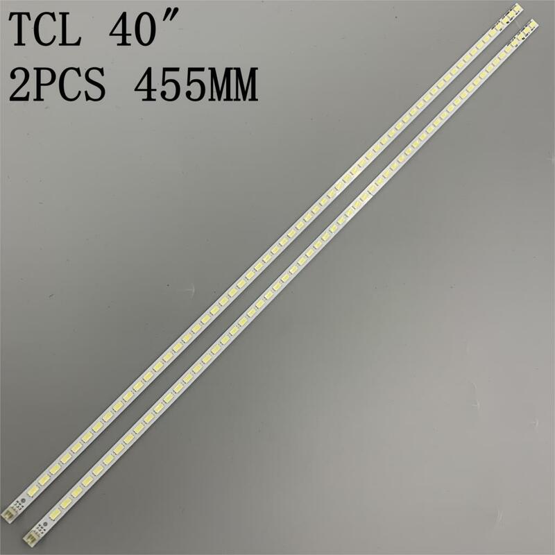 Rétro-éclairage LED TCL L40F3200B-3D, LJ64-03029A, 5630mm, LTA400HM13, SLED 2011SGS40, 455, 60, H1, REV1.1