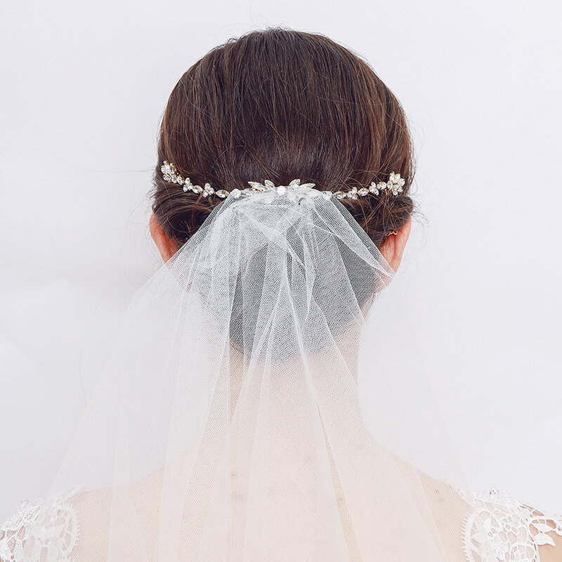 Женские гребни для волос Molans, свадебные украшения для волос с кристаллами, повязка на голову с цветком для невесты