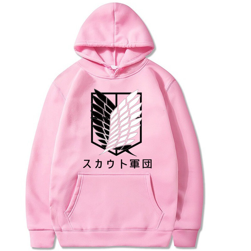 Aanval Op Titan Hoodie Vrouwen Japanse Anime Lange Mouwen Sweatshirt Unisex
