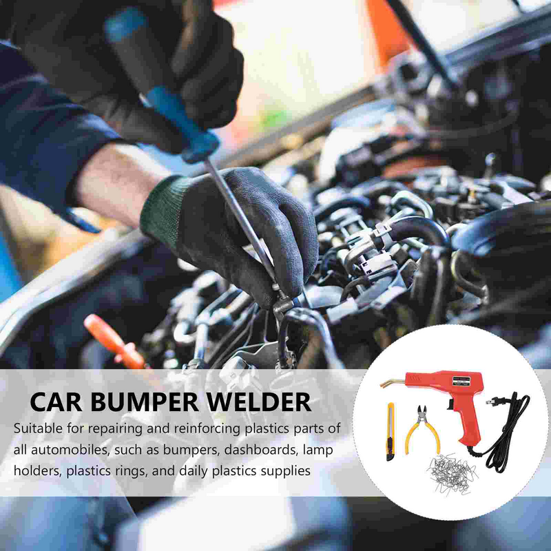 1 Set Handy Welder Garage Tool Hot Staplers Car Bumper Repair Kit (US Plug)