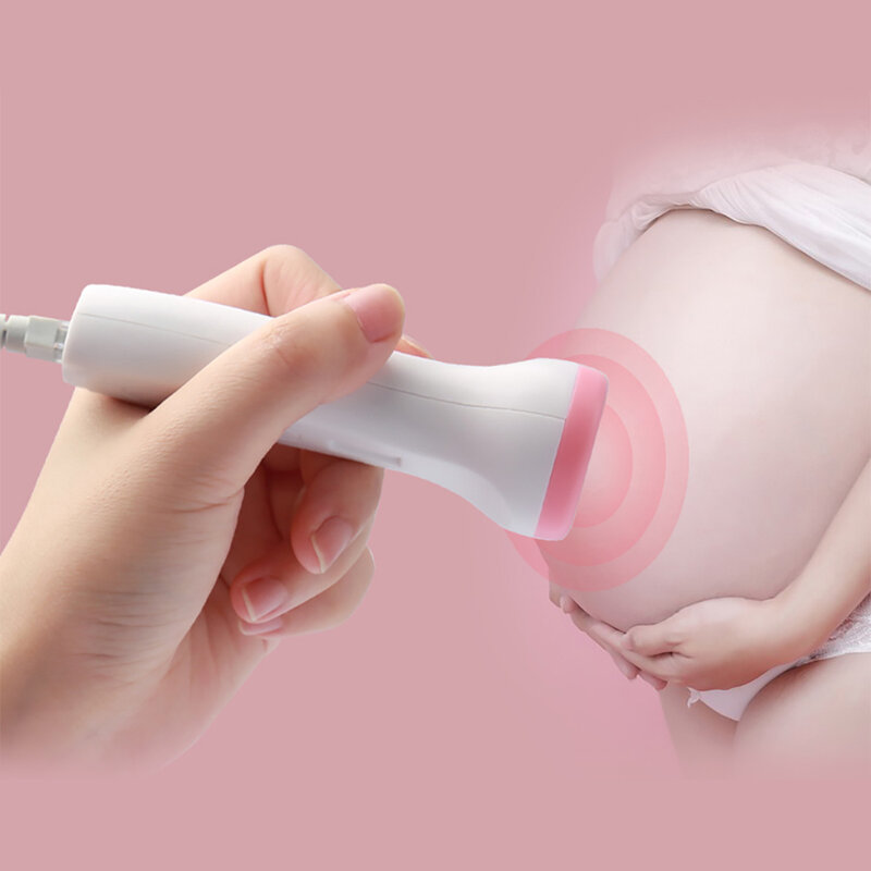 Cofoe دوبلر الجنين مراقب معدل ضربات القلب المنزل الحمل مراقبة الطفل صوت الجنين الموجات فوق الصوتية كاشف شاشة الكريستال السائل للرعاية الصحية