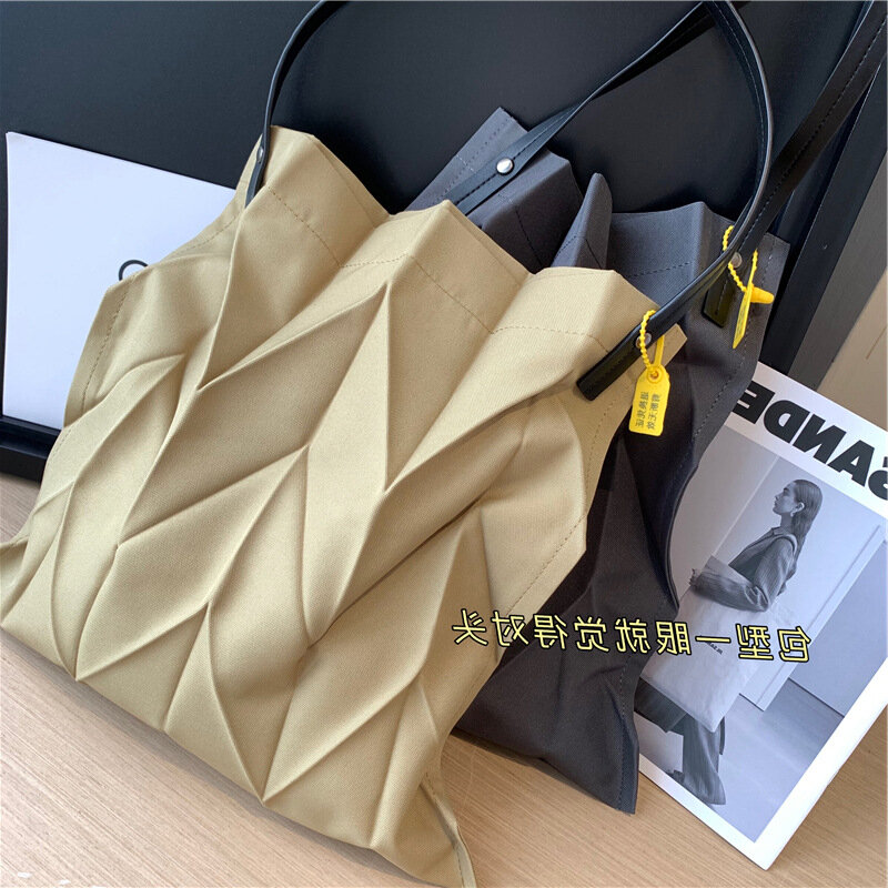 2021 simples bolsa de ombro das mulheres geométrica saco conjuntos designer luxo praia tote bolsas à prova dwaterproof água saco preto bolsa feminina