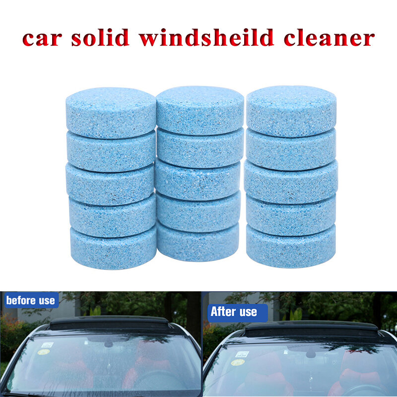Eliteson-limpador de para-brisa de carro, concentrado, limpador de para-brisa de carro, comprimido efervescente, acessórios de limpeza de janela automática