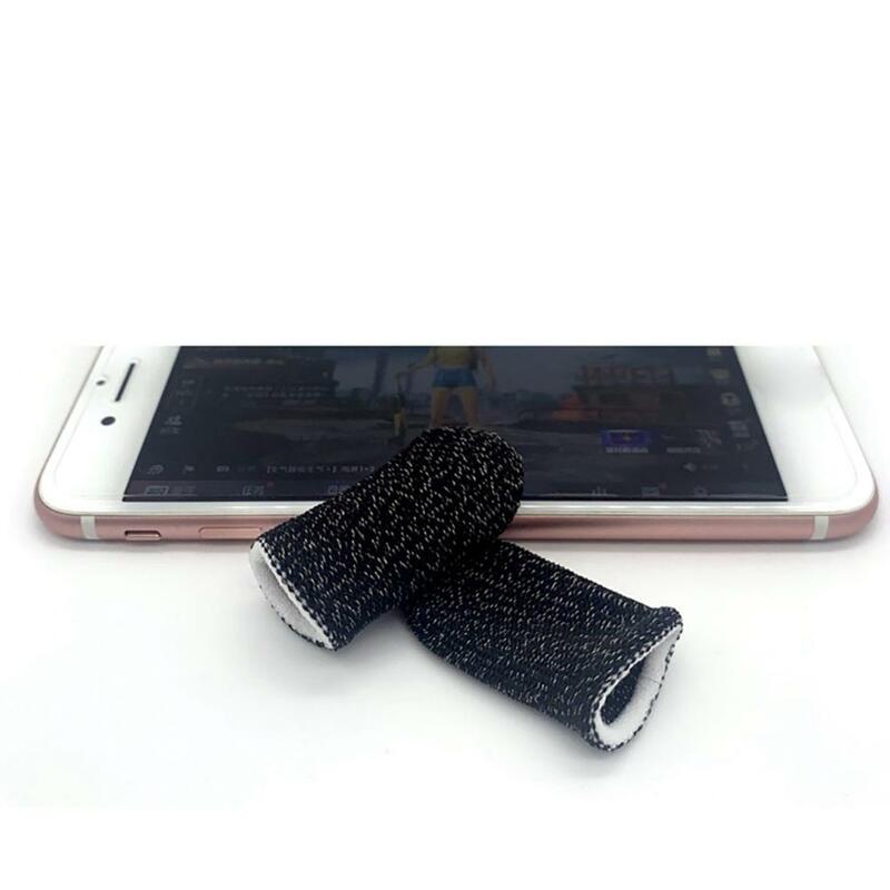 1Pair Finger Sleeves For Mobile Gaming Ultra-thin Touch Screen Anti Sweat Washable Controller Gloves Cellphone Cover Accessories