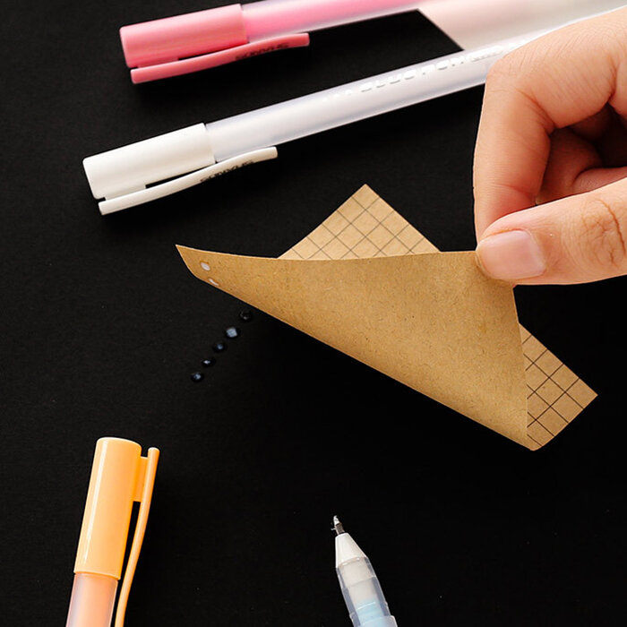 Colar vara caneta macron cor diário cola fita material de escritório da escola papelaria