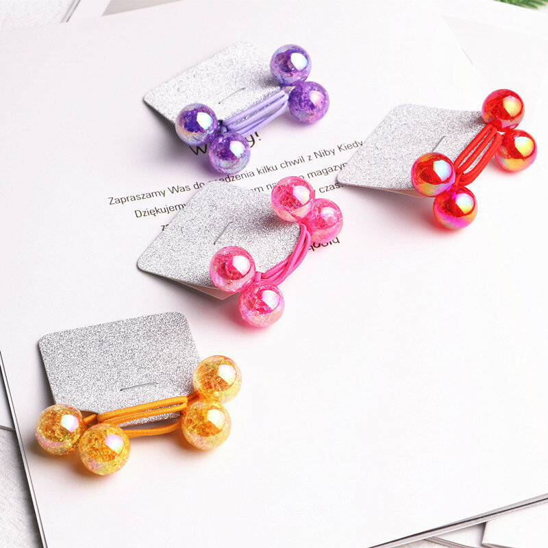 10 unidslote nuevo colorido chorro de accesorios para el pelo de princesa niños elástico bandas para el pelo de los niños pelo cuerdas niñas accesorios para bebé 