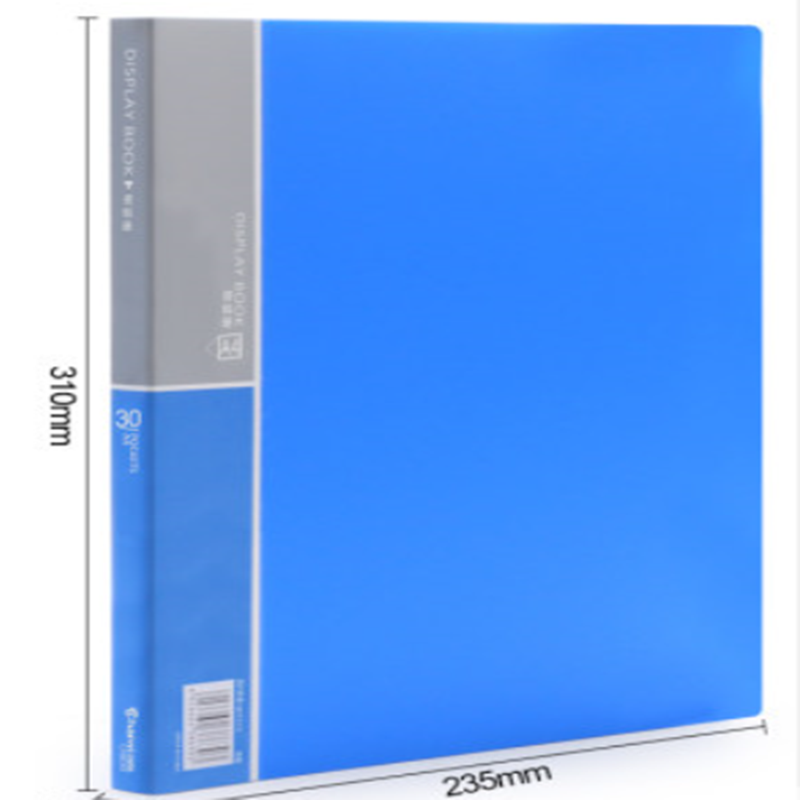 HOGOMO 3PC A4 Display Buku Transparan Masukkan Folder Dokumen Tas Penyimpanan untuk Bank Kampus File Kerja Kantor Keluarga