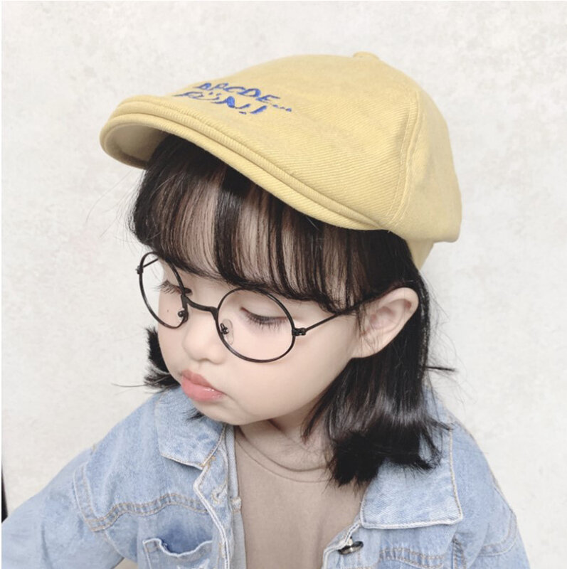 어린이 아기 모자, 6 개월 ~ 4 세 유아 소녀 야구 모자 귀여운 유아 소년 모자 면화 편지 어린이 캐주얼 태양 모자