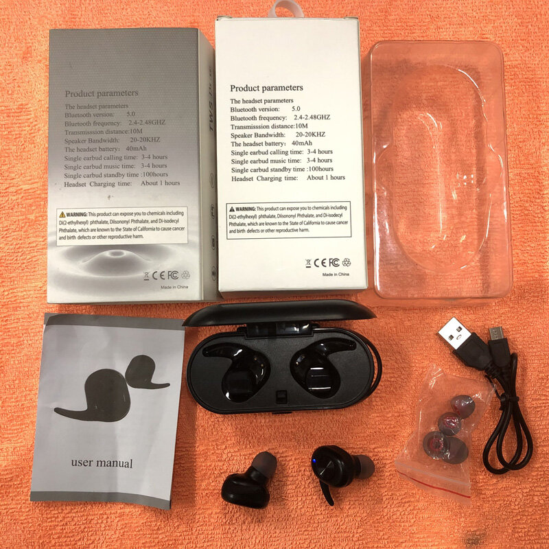 Mini auriculares inalámbricos TWS, por Bluetooth 5,0, auriculares binaurales para Xiaomi, Huawei, iphone, auriculares estéreo para móvil, auriculares sin cabeza