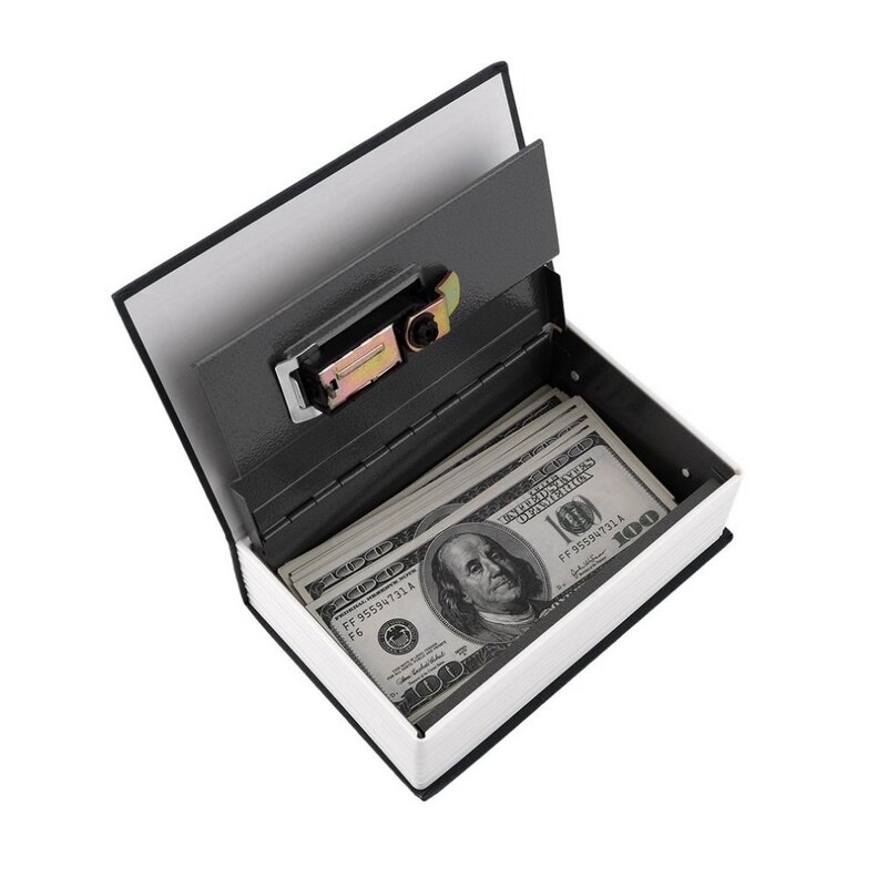 인기 있는 비밀 도서 돈 안전 잠금 장치, 현금 돈 동전 보관 보석 암호 사물함, 사전 안전 상자