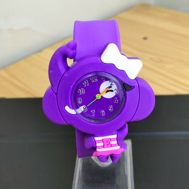 Dropshipping Cartoon Elephant Boy Girl Children Watch Kids Sports Quartz Flap Wristwatch Birthday Gift Clock Hour Relogio Montre