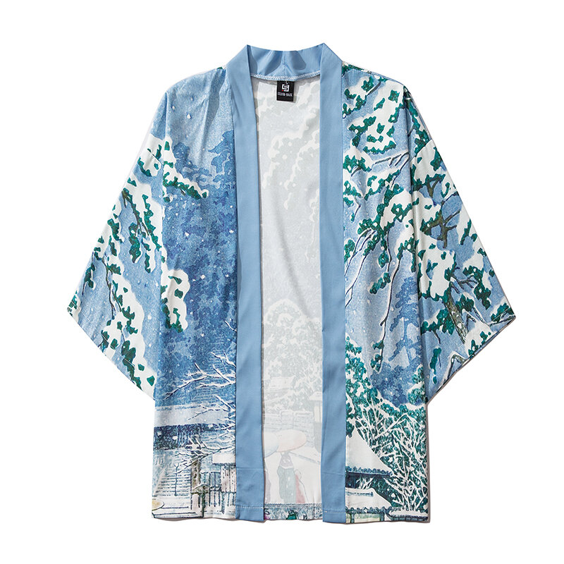 Kimono uomo Cardigan giapponese Yukata Haori Samurai Costume abbigliamento donna giacca кимоно стстиль