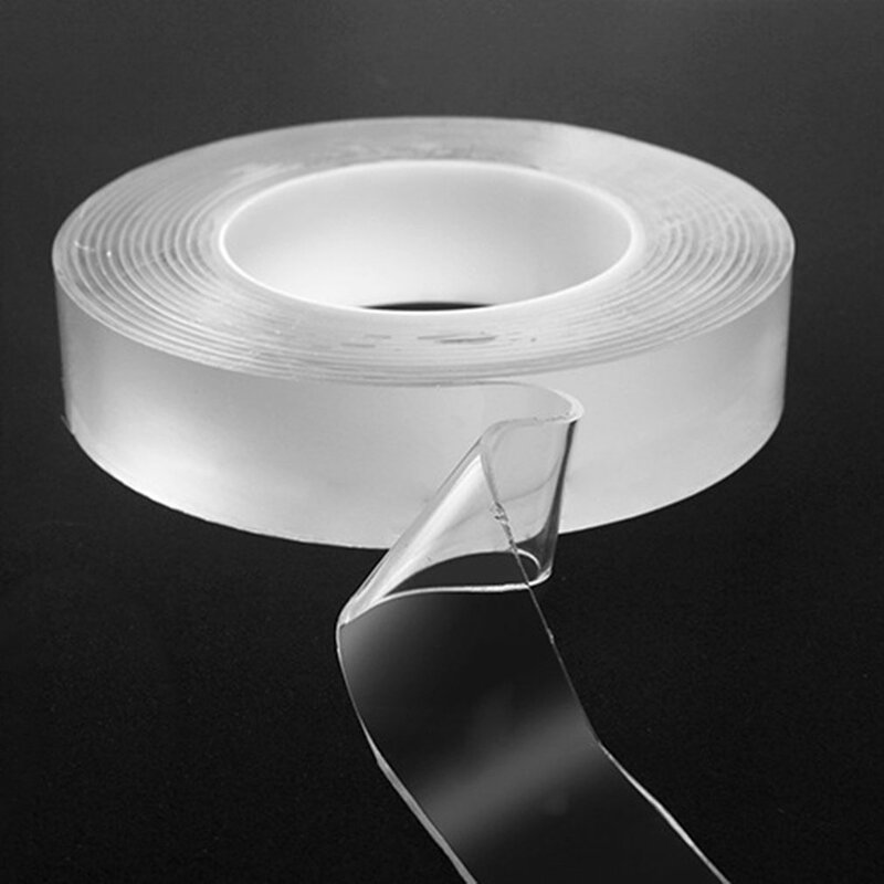 Transparent Seamless double-sided tape washable reusable double-sided adhesive glue removable clean glue household