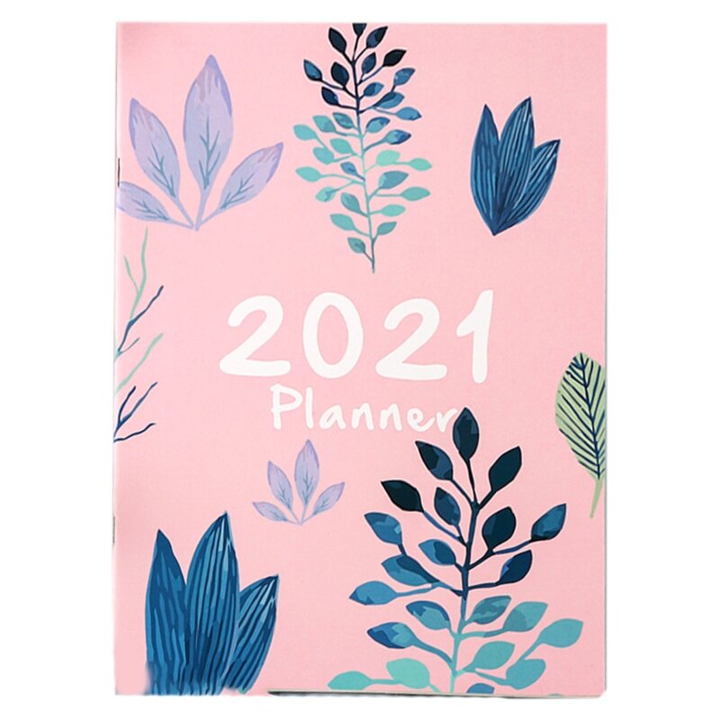 2021 جدول مخطط منظم A4 دفتر مجلة شهري اليومية مخطط المدرسة