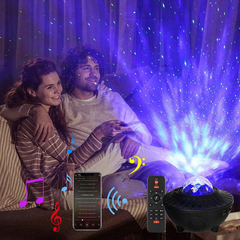 3Led Galaxy Star Máy Chiếu Đèn Neon Phòng Ngủ Kawaii Phòng Đầu Giường Đèn Chiếu Sáng Trong Nhà USB RGB Neon Trẻ Em Đêm ánh Sáng