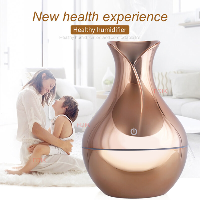 NEW USB Aroma Diffuser Mini Ultrasonic Air Humidifier Wood Grain Atomizer Aromatherapy Essential Oil Diffuser for Home Office