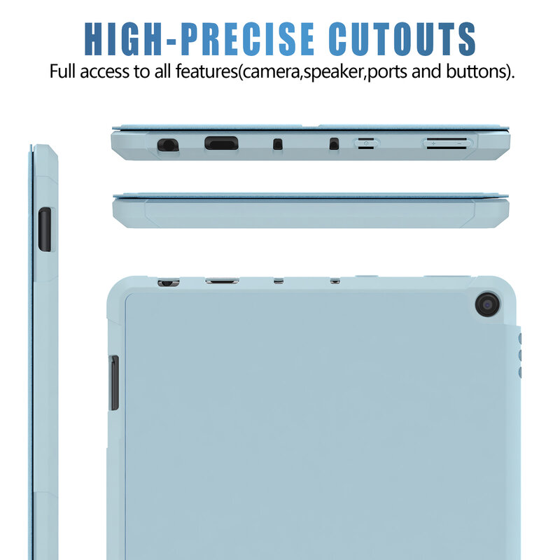 Voor Fire Hd 10 Plus 2021 Case, multi Hoek Magnetische Achterkant Voor Fire Hd 10 Plus 11th Generatie Tablet Case