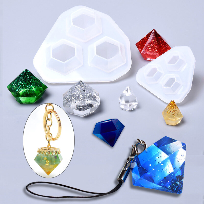 Molde de resina epoxi con pegamento de cristal hecho a mano, tablero completo, letras digitales, fabricación de joyas, decoración de letras, molde de silicona para Resina