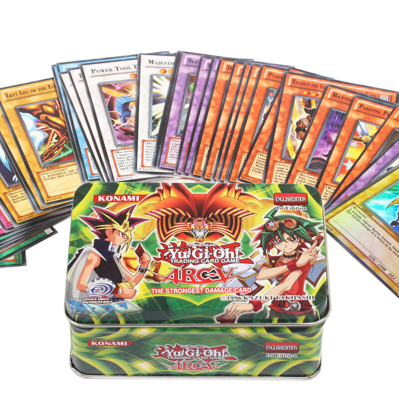 42PCS Yu Gi Oh Rare Cards Yu Gi Oh English Game Paper Cards Kids Toys Collection Yu-Gi-Oh Cards Christmas Gift with Box