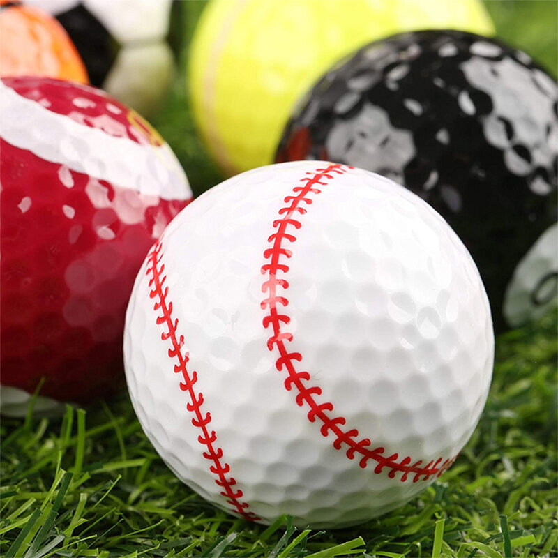 6 pçs/pçs/set bolas de golfe cor mistura suave conjunto bola de golfe para o jogo de golfe esportes presente
