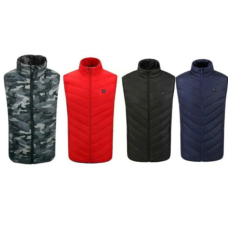 Men Women Heating Cotton Vest Usb Infrared Electric Warm Thermal Winter Heating Flexible Vest Autumn Winter U6t8