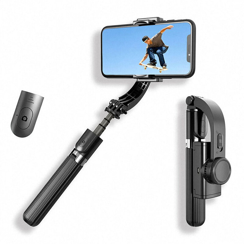 Mobiele Telefoon Draadloze Bluetooth Selfie Stok Statief Anti-Shake Handheld Balance Stabilisator