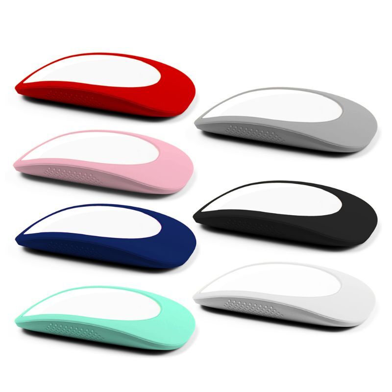 Funda suave ultrafina para Apple Magic Mouse 2, funda sólida de silicona