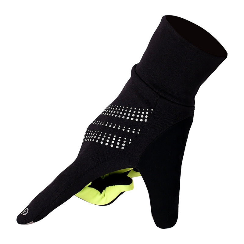 AONIJIE-guantes de lana con pantalla táctil Unisex, resistentes al viento, para invierno térmico, para correr, trotar, senderismo, ciclismo, esquí, reflectante, M50