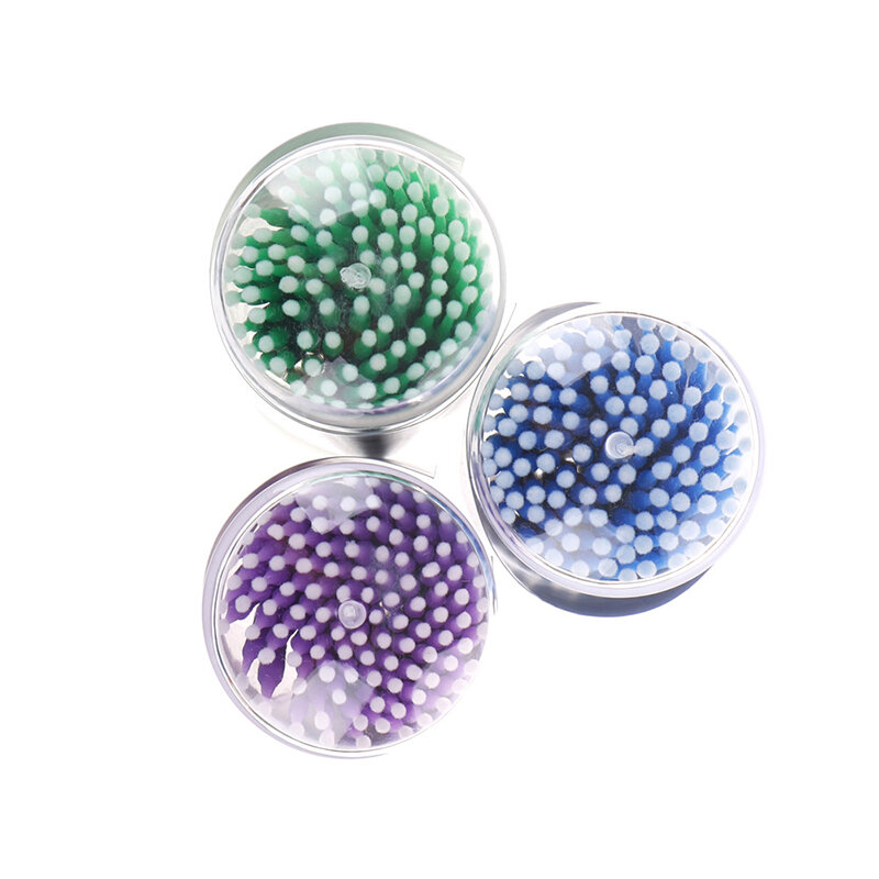 Escovas descartáveis para cílios, ferramenta para remoção de cílios individuais, cotonete, micro escovas, 100
