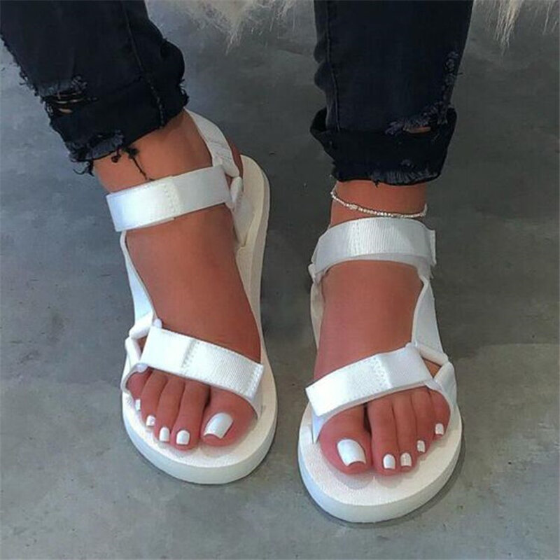 Senhoras chinelos de praia ao ar livre 2021 novas mulheres primavera/verão novo macio-deslizamento antiderrapante sandálias de espuma sola durável sandálias
