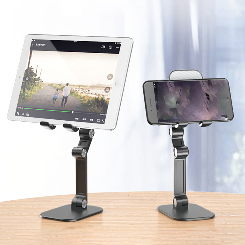 Portable Desk Stand Holder Mobile Phone Expanding Desk Bracket Universal Foldable Support For iPhone 13 Andorid Adjustable Stand