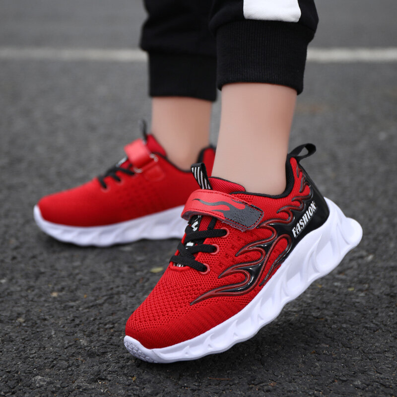 Fashion Children Basketball Sneakers Boys Breathable Tenis Sport Shoes Kids Lightweight Walking Casual Shoes for Girl
