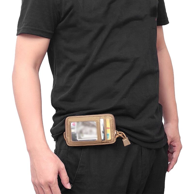 Тактический кошелек, портмоне, водонепроницаемый кошелек-органайзер для денег, сумка, уличная Военная поясная ручная сумка для охоты