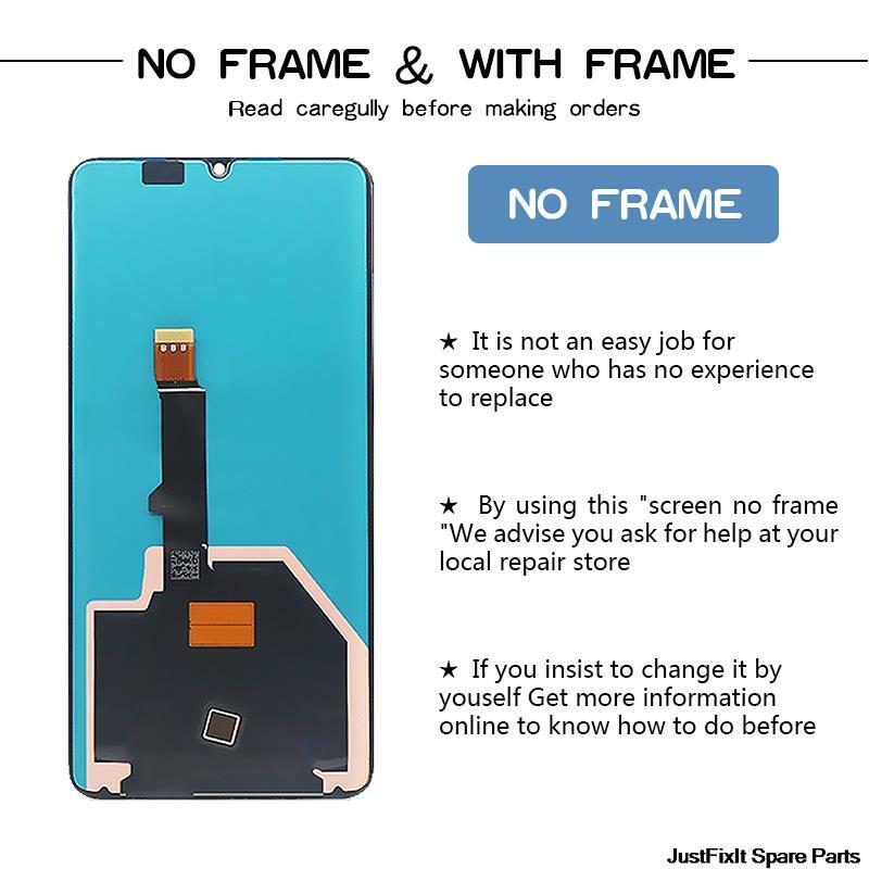 Super AMOLED สำหรับ Huawei P30PRO LCD สำหรับ Huawei P30 Pro จอแสดงผล LCD หน้าจอ LCD Touch Digitizer Assembly VOG-L29