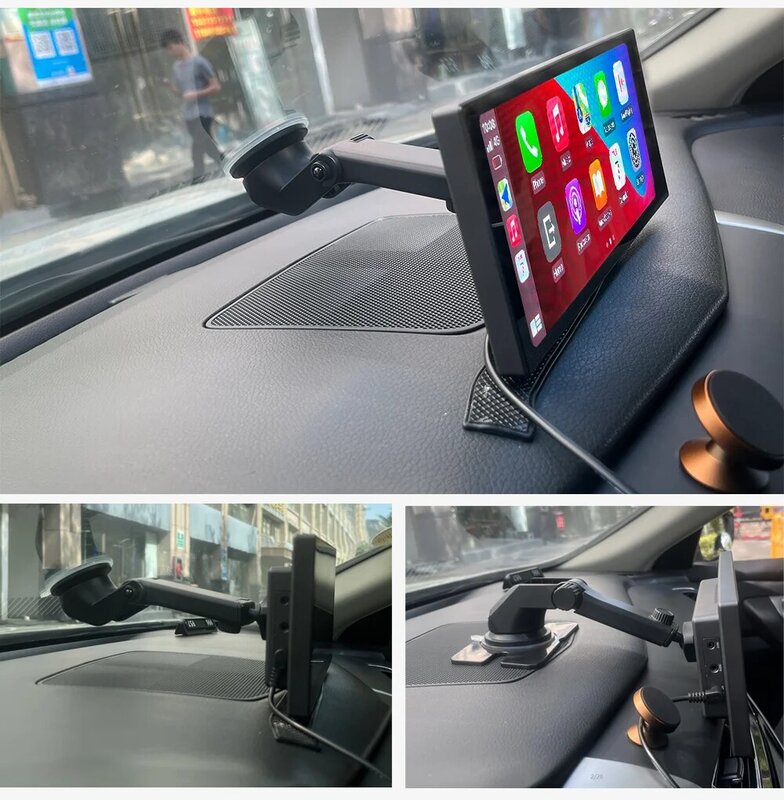 Pantalla de 8,8 "Linux Tohch con Apple Wireless CarPlay para vehículo, camión, furgoneta con Android Auto Airplay BT navegación GPS HDMI