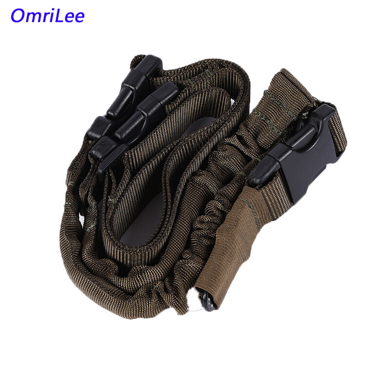 Metal Rail Rear Support Standard QD Sling Swive Tactical Single Point Strap Rope Rotating Metal Buckle