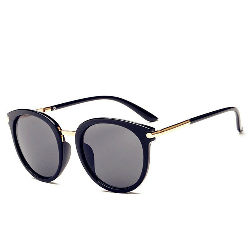 Retro Round Sunglasses Women Men Brand Designer Sun Glasses for Female Male Alloy Mirror Eyeglasses Oculos De Sol